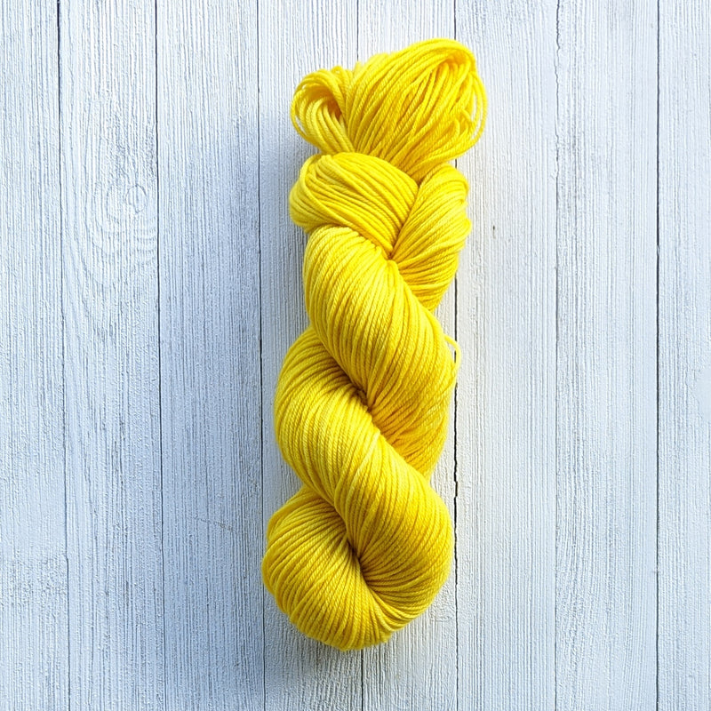 For Ukraine Yellow Superwash Merino DK Light Weight Yarn