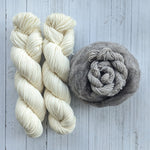 Two (2) Skeins of Ohio Grown Rare Breed American Jacob Wool Yarn DK
