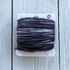 Black Grey Wool Silk Embroidery Thread Floss
