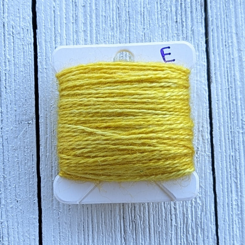 Yellow Needlepoint/Embroidery Thread By GLOSSILLIA 100% rayon 4 strand  floss New