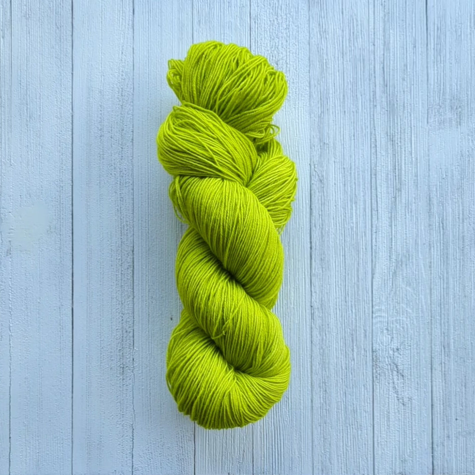 Limey 150g Green Sock Weight Yarn